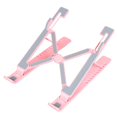 thumbnail image 2 of Soporte Ajustable Para Ordenador Portátil Abs, Soporte Plegable Portátil Rosa Para Soporte De Ordenador Portátil Inevent EL013765-00, 2 of 5
