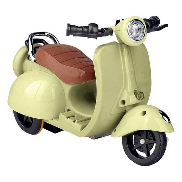 Modelo de moto con diseño de oveja, giro de 360°, de plástico, funciona con pilas, resistente, para niños a partir de 3 años, set de juego de muñecos para coleccionistas, regalo de cumpleaños