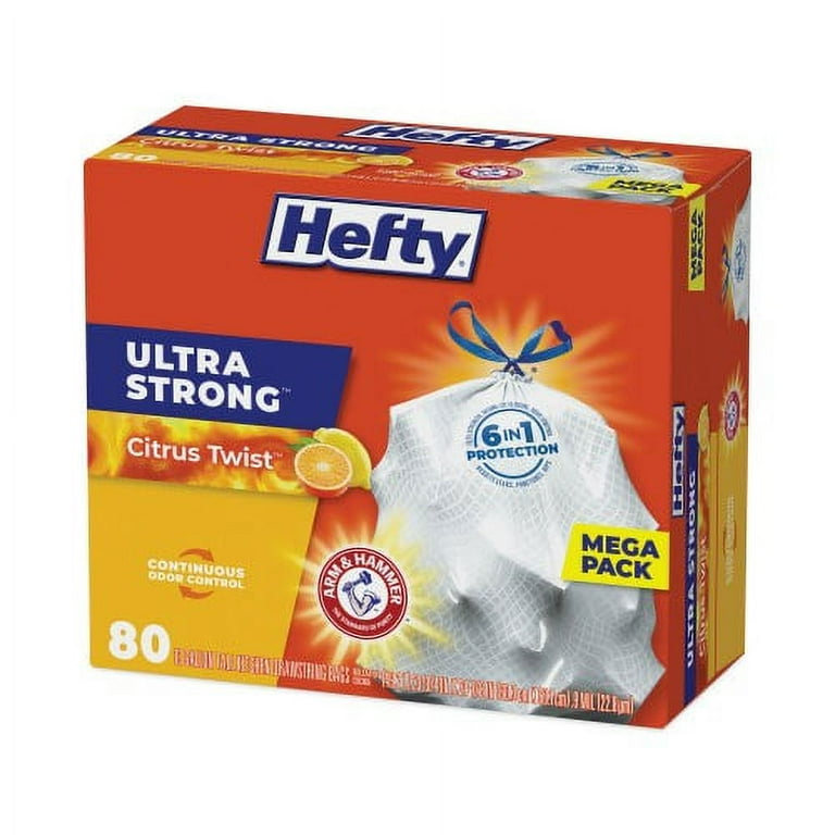 Ultra Strong Scented Tall White Kitchen Bags, 13 gal, 0.9 mil, 23.75 Ultra Strong Scented Tall White Kitchen Bags, 13 gal, 0.9 mil, 23.75