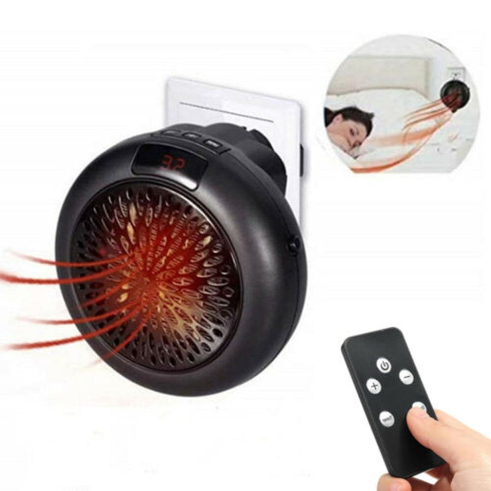 Mini Electric Wall Socket Space Heater Mini Portable Plugin Electric