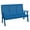 Blue, variant on Keystone Amish Co. Salem Poly Composite Garden Bench, 4-Foot, Lemon Yellow