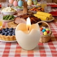 thumbnail image 3 of Easter Bunny Candle, Egg Shaped Votive Scented Soy Candle, Spring Table Centerpiece for Home Bedroom, Holiday Party Decoration & Gift, Bunny Egg Home Decor, 3 of 4