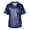 Blue_#03, variant on 4th Of July Scrubs Top for Mens 250 Anniversary Usa Short Sleeve V Neck Independence Day Scrub Top American Flag Print Patriotic Nursing Uniforms with Pockets,Navy L