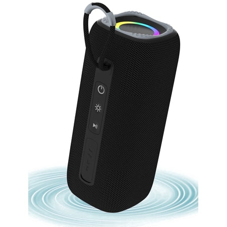 Lvelia Portable Bluetooth Speakers,Wireless Speaker with Loud Stereo Sound,Bluetooth 5.3, RGB Lights, Dual Pairing for Home, Outdoor, Party,Gift Ideas