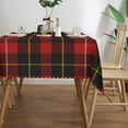 thumbnail image 3 of Rectangle Table Cloth, Connel Scottish Plaid Printed Tartan Resistant Washable Tablecloth Decorative Table Cover for Dining, Indoor and Outdoor, 3 of 6