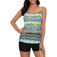 thumbnail image 2 of Zando American Flag Tankini Bathing Suits for Women Swimsuits Tummy Control Swim Suit American Flag, 2 of 5