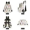 thumbnail image 4 of FORMRS Mini Backpack Purse for Women Travel Daypack Casual Shoulder Bag, Ice Cream Pattern, 4 of 7