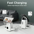 thumbnail image 3 of Aootek Foldable Qi2 15W Wireless Charger,3 in 1 charging station Compatible with MagSafe for iPhone12-16 Series & Samsung S6-S25 Series,Airpods4/3/2/Pro/Pro2 & Galaxy Buds Series,Apple Watch Ultra/SE, 3 of 12