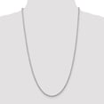 thumbnail image 2 of 14K White Gold 2.9mm Diamond Cut Rope Chain 22 IN, 2 of 5