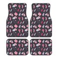 thumbnail image 1 of Balery Breast Cancer Awareness1 Juego de 4 Alfombrillas para Auto, Revestimientos de Caucho Resistente, Diseño Antideslizante, 1 of 7