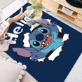 thumbnail image 3 of Alfombra de Disney con estampado de Anime para sala de estar y dormitorio, alfombra antideslizante con dibujos creativos de Lilo y Stitch para gatear para niños, 3 of 5