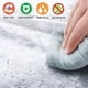 thumbnail image 3 of Cortina de ducha de piedra de cristal de 180 x 180 cm, cortina de baño semitransparente impermeable y resistente al moho de Peva con ganchos para cortinas, 3 of 5