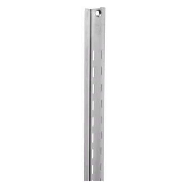 Knape And Vogt 85 48 85 Series 48" Tall Anochrome Double SlotTrack Steel Shelf Standard