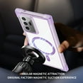 thumbnail image 2 of For Samsung Galaxy Note 20 Ultra Case Phone Cover, Non-Yellowing Transparent Four Corners Thickened Military Grade Shockproof Protective Phone Case, Anti-Scratch Phone Case, Purple, 2 of 8