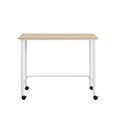 thumbnail image 5 of Your Zone Beckett Kids Metal Rolling Writing Desk, White, 5 of 9
