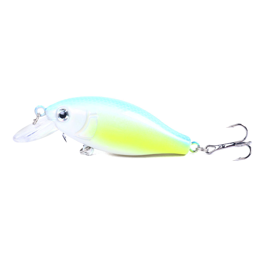 HENGJIA Crankbaits Fishing Lures, Square Bill Crankbait, Bass Fishing Lure, 3D Eyes Fishing Gear Trout Lure for Shallow Water, Freshwater, Saltwater