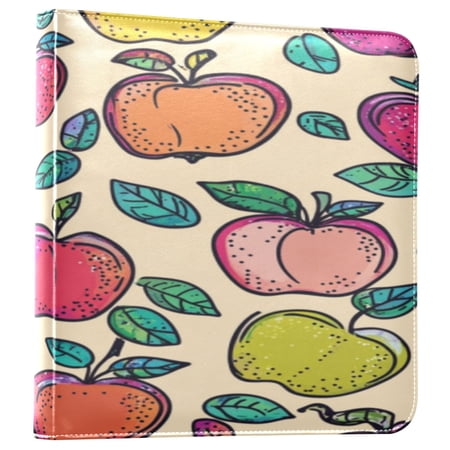 Photo Album Leather Photo Album 11.8x11.2x1.5 Inch Bookshelf Photo Album Photo Album Photo Store Scrapbook Photo Album Colored Apple Seamless