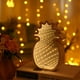 thumbnail image 1 of Luz de modelado de túnel LED, luz de noche, luz de espejo con efecto 3D de piña, nubes blancas, estrella de cinco puntas, luz decorativa para árbol de Navidad, 1 of 5