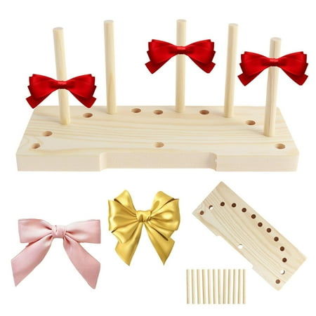 

Most Popular Bow Making Tool For Ribbon Maker Bow Ribbon Decorative Tool Adjustable With Board Sticks Bow Making Tool For Ribbon Wreath Bow Making Maker For Making Bows Event Planner Organizer with