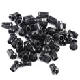 thumbnail image 1 of 3mm LED 50Pcs Lamp Socket Diode Holder Nylon Black Clip Bezel Mount Useful, 1 of 5