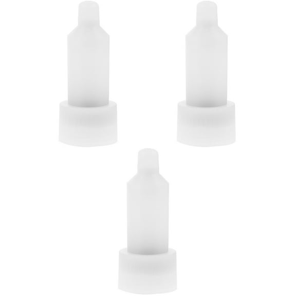 HOMEMAXS 3pcs Inner Bottle Part Shampoo Dispenser Bottle Head Wall Mount Soap Dispenser Bottle Head