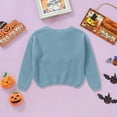 thumbnail image 6 of Gibobby Boys and Girls' Uniform Cotton Crew-Neck Sweaters Long Sleeve Pullover Knit Sweater,Light Blue,3-6 Months, 6 of 7