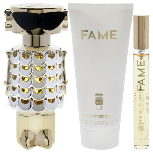 Fame by Paco Rabanne for Women - 3 Pc Gift Set 2.7 oz EDP Spray