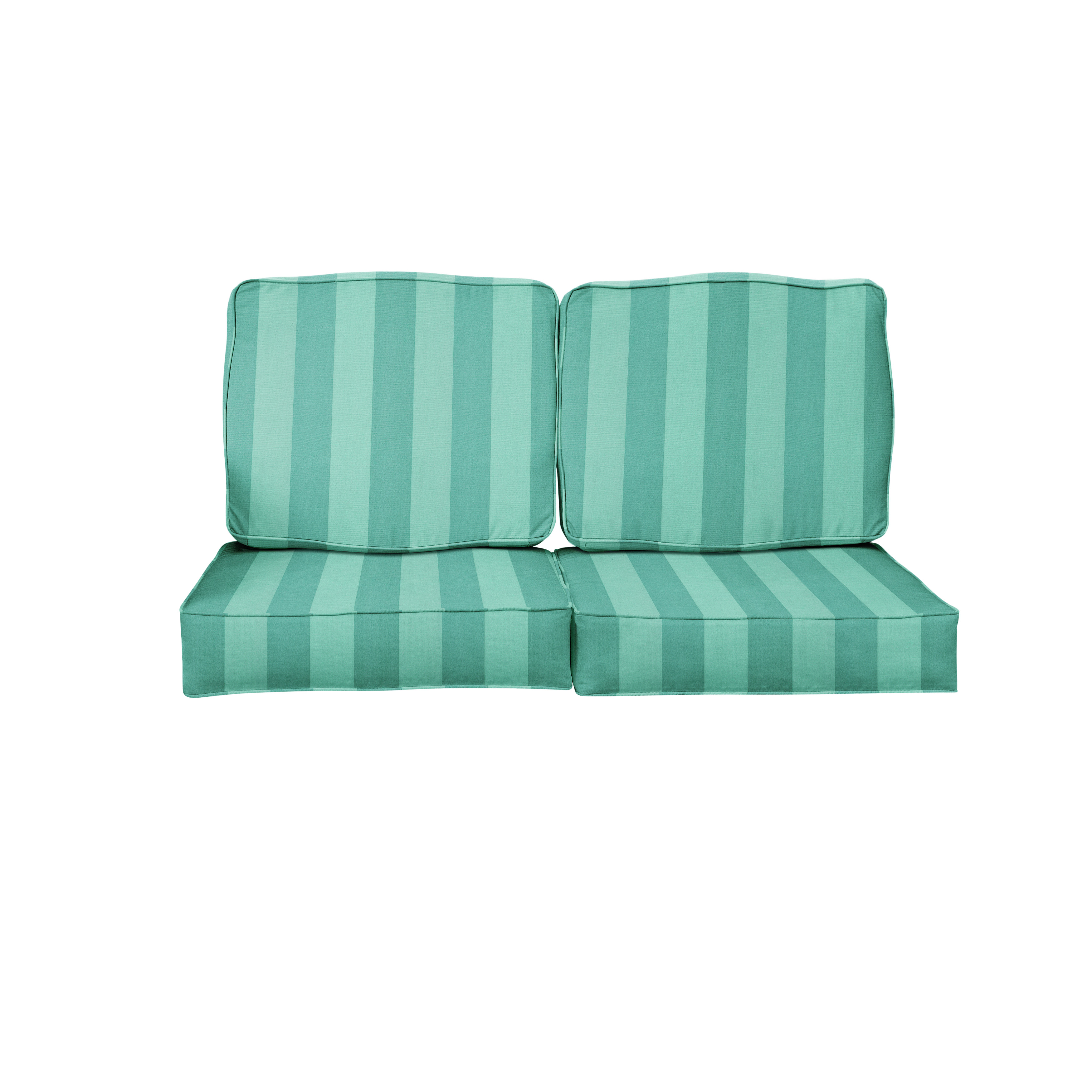 Sorra Home Preview Lagoon Indoor/Outdoor Deep Seating Loveseat Cushion Set