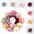 thumbnail image 2 of Fake flower heads for Crafts Artificial Silk Peony Flower Heads for Wedding Home Party Decoration DIY Bride Bouquet Cheap Mini Fake Flower 10pcs 4cm, 2 of 7