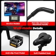 thumbnail image 5 of Winfita Air Bike Fan Bike Exercise Bike​ Indoor Cycling Stationary Bicycle with Unlimited Air Resistance, Bluetooth App (Kinomap/Zwift), Dual-Action Arms & 350LBS Capacity, 5 of 14