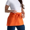 thumbnail image 4 of Delantal Chef Works unisex para camarera, color mandarina, talla única, 4 of 5