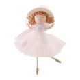 thumbnail image 1 of Billuyoard Colgante portátil de niña de Navidad, muñeca Adorable, escolar, decoración colgante de Navidad, adorno de Festival, regalo Kits de decoración para fiestas Blanco Billuyoard HA069082-03, 1 of 6