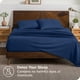 thumbnail image 3 of Juego de Fundas de Almohada Bare Home Cierre Tipo Sobre Colección Premium 1800 Doble Cepillado Ultra Suave Tamaño King 20 x 36 Azul Oscuro 2 Unidades, 3 of 6