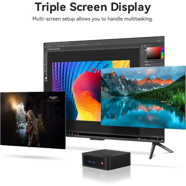 Beelink SER5 MAX Ryzen 7 Mini PC, 16GB RAM, 500GB SSD, WiFi6, BT5