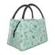 thumbnail image 2 of Bolsa de almuerzo con aislamiento térmico con bonito patrón de perezoso para mujer, lonchera reutilizable con diseño de animal perezoso kawaii, caja de almacenamiento para comida de viaje, 2 of 5