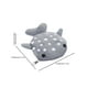 thumbnail image 3 of Monedero de felpa de tiburón de dibujos animados, bolsa de almacenamiento bonita, cartera portátil con cremallera, 3 of 5