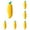 Yellow-5Pcs, variant on Cute Erasers with Vegetable and Fruit Shaped,3D Eraser,Pencil Eraser for Office Drafting,Art Sketching,and Desk Decoration,Novelty Stationery,Realistic Texture Design,Orange-3Pcs