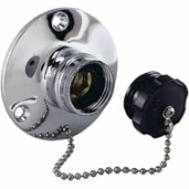 0499DP0CHR Water Inlet Fitting for Obtaining Water Dockside