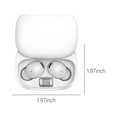 thumbnail image 3 of Latrodar Bluetooth Headphones 5.3 Wireless Earbuds Breathing Lamp Elaborately Made phone Stereo Headset White 4x4 Inch Home Essentials, 3 of 5