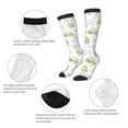 thumbnail image 3 of Susaid Green Blue Avocado Print Thermal Winter Socks for Men and Women, Warm Crew Hiking Socks, for Boots and Outdoor Activities, 3 of 6