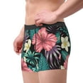 thumbnail image 4 of Disketp Green Tropical Leaves Men'S Boxer Briefs,Soft And Breathable Cotton Underwear With Comfortflex Waistband, 4 of 8
