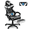 White, variant on Huracan PU Leather Gaming Chair with Footrest & Lumbar, Adjustable Armrests/Headrest Computer Gamer Chair for Adults, Office/Game/Home, Red
