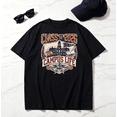 thumbnail image 2 of Men's 100% Cotton Short Sleeve Crewneck Graphic T-Shirt, Soft Breathable Moisture Wicking Casual Basic S-3XL, 2 of 7
