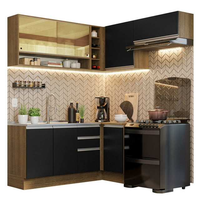 Cocina Integral Completa Modular Madesa Glamy 349cm MN 06