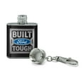 thumbnail image 2 of Ford Built Ford Tough Stainless Steel 1oz Mini Flask Key Chain, 2 of 4