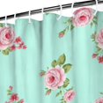 thumbnail image 3 of Pioneer Flower Floral Print Pattern Shower Curtain 84"x72", Bathroom Decorative Shower Curtain Set with 12 Hooks, Waterproof Washable, 3 of 6