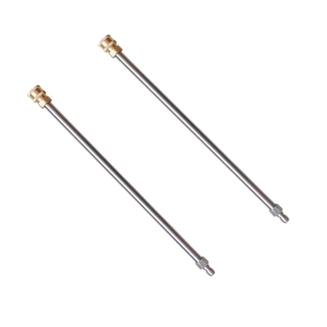 Pack of 2 High Pressure Washer Extension, Cleaning Tools Replacement Lance for High Pressure Washer, Gun, Cleaning Machine with 1/4 Quick Connection