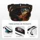 thumbnail image 5 of Easygdp Starry Night Cat Guitarist Fanny Packs para Mujeres y Hombres, Bolsa de Cinturón, Bolsos de Cruz para Trabajo/Correr/Senderismo, 5 of 9