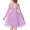 Purple, variant on Arshiner Flower Girl Dress V Back Lace Long Sleeve Tulle Special Occasion Wedding Party Dresses