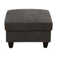 thumbnail image 2 of Aukfa Modular Sectional Couch Set - Square Sofa Ottoman- Flannel - Dark Gray, 2 of 10